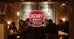 Desktop Screenshot of henrystreettaproom.com